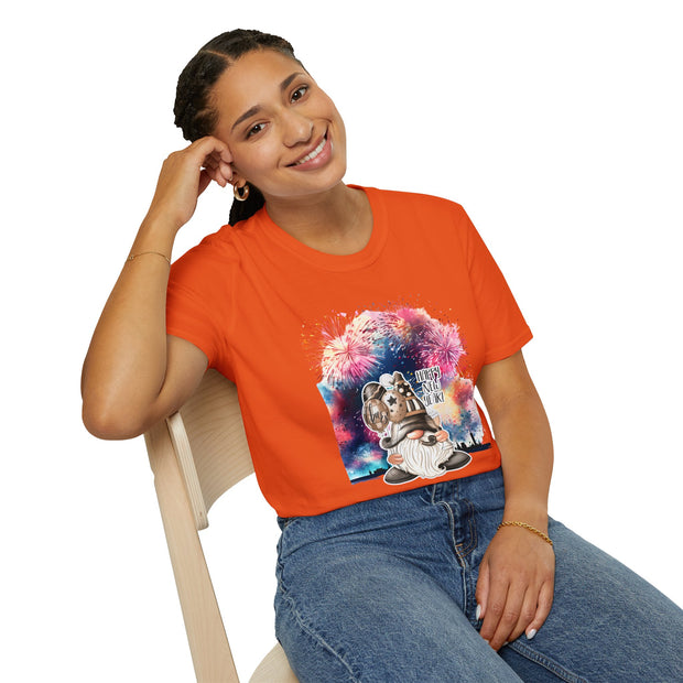 Gnome New Year Unisex Softstyle T-Shirt