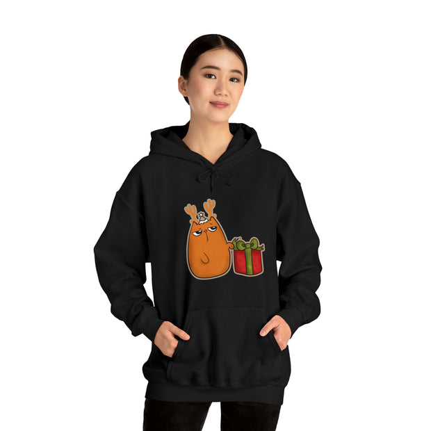 Christmas cat Unisex Heavy Blend™ Hooded Sweatshirt