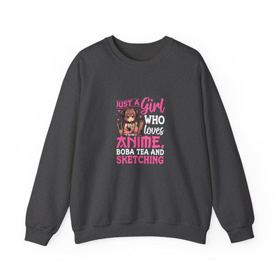 Just a Girl Unisex Heavy Blend™ Crewneck Sweatshirt