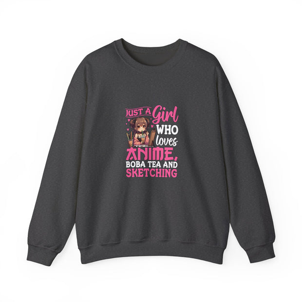 Just a Girl Unisex Heavy Blend™ Crewneck Sweatshirt