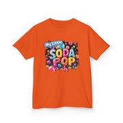Kids Soda Pop Tee, Fun T-Shirt, Cute Apparel for Kids, Gift for Birthdays, Playdate Outfit, Colorful Kidswear