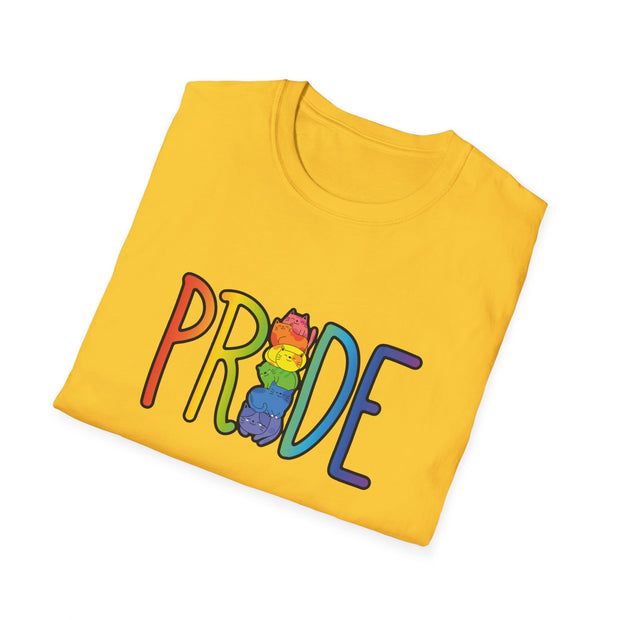 Cat Pride Tower Unisex Softstyle T-Shirt