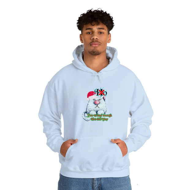 Christmas cat Unisex Heavy Blend™ Hooded Sweatshirt
