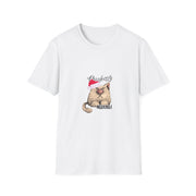Christmas cat Unisex Softstyle T-Shirt