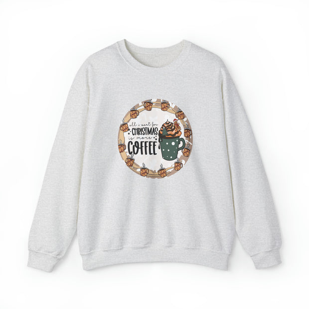 Christmas Coffee Unisex Heavy Blend™ Crewneck Sweatshirt