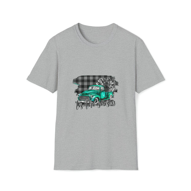Christmas truck Unisex Softstyle T-Shirt