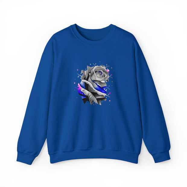 Rose Unisex Heavy Blend™ Crewneck Sweatshirt