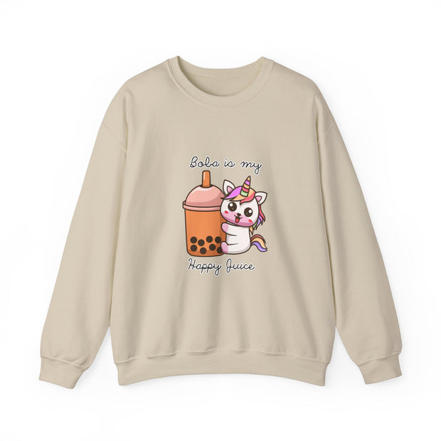 Unicorn Boba Unisex Heavy Blend™ Crewneck Sweatshirt