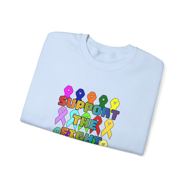 Support the Fight Unisex Heavy Blend™ Crewneck Sweatshirt