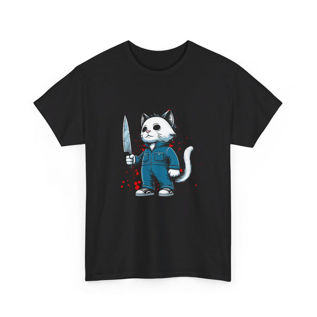 Horror Movie Cats Unisex Heavy Cotton Tee