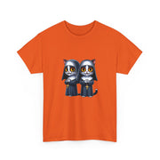 Horror Movie Cats Unisex Heavy Cotton Tee