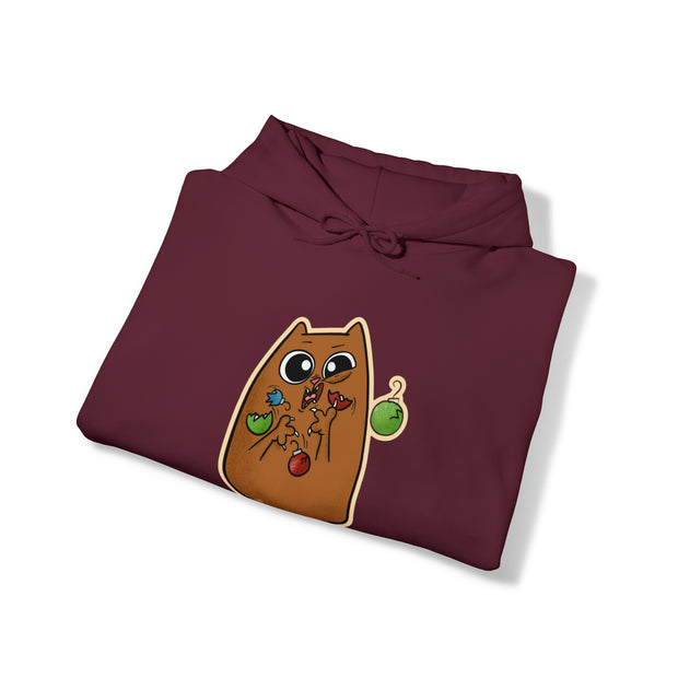 Christmas Cat Unisex Heavy Blend™ Hooded Sweatshirt