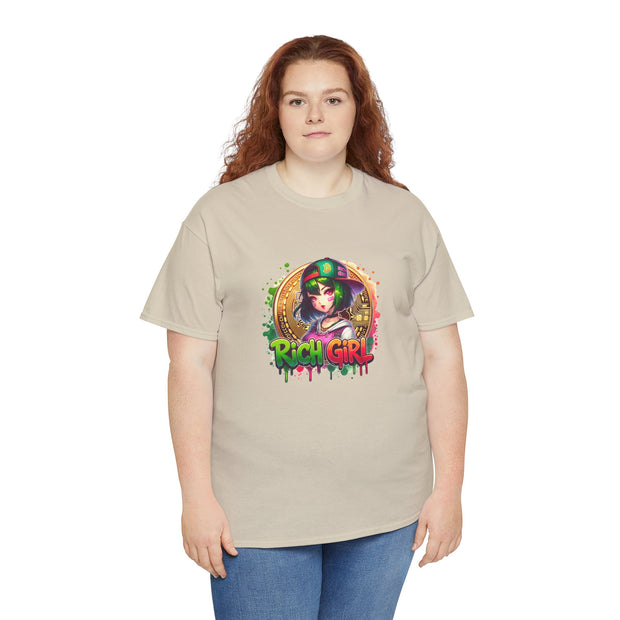 Graffiti Anime Girls Unisex Heavy Cotton Tee