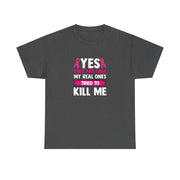 Breast Cancer Unisex Heavy Cotton Tee