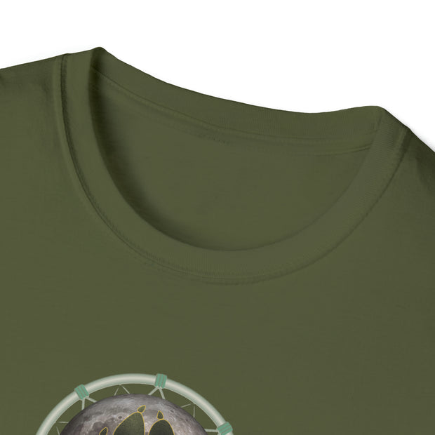 Wolf Dream catcher Unisex Softstyle T-Shirt