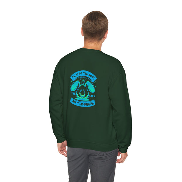 Talk to the Butt Unisex Heavy Blend™ Crewneck Sweatshirt