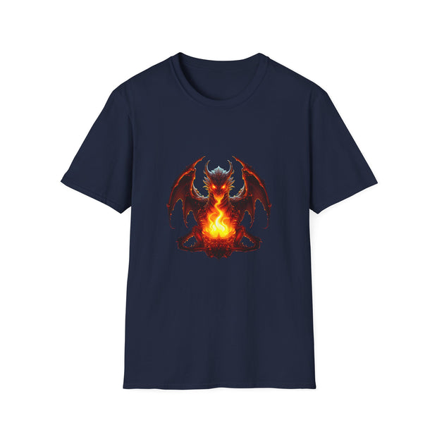 Fire Dragon Unisex Softstyle T-Shirt