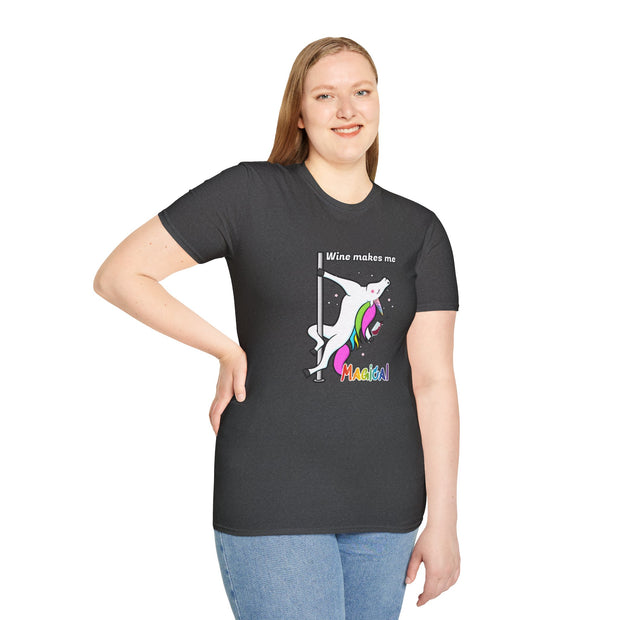 Unicorn Wine Unisex Softstyle T-Shirt