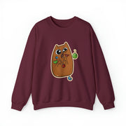 Christmas cat Unisex Heavy Blend™ Crewneck Sweatshirt