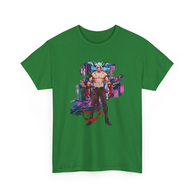 Anime Male Demon Unisex Heavy Cotton Tee