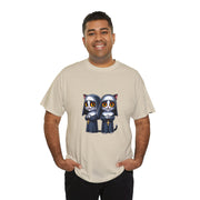 Horror Movie Cats Unisex Heavy Cotton Tee