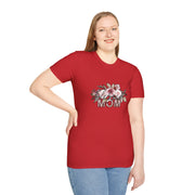 Mom Flowers Unisex Softstyle T-Shirt