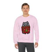 Christmas cat Unisex Heavy Blend™ Crewneck Sweatshirt