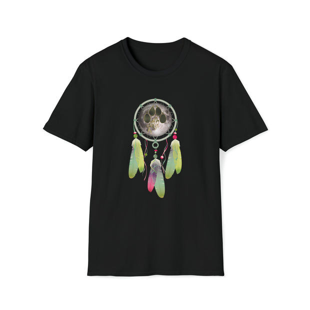 Wolf Dream catcher Unisex Softstyle T-Shirt
