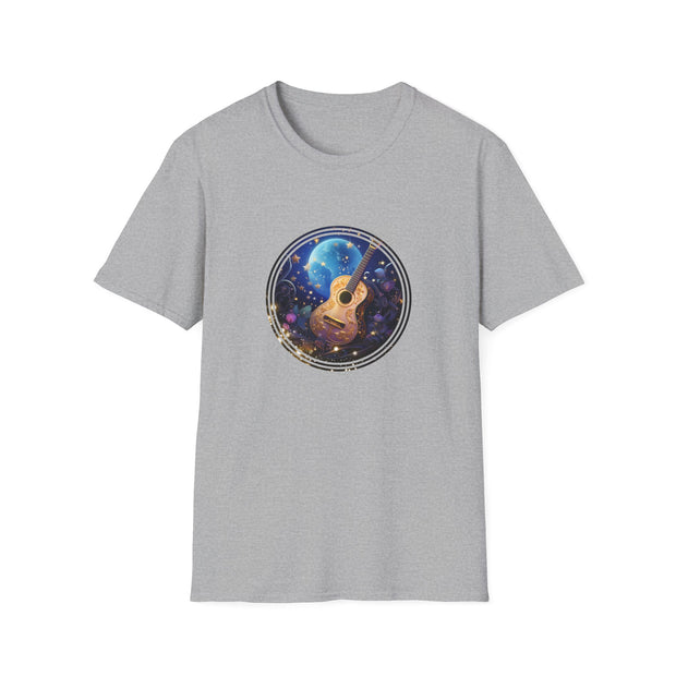 Moonlight Guitar Unisex Softstyle T-Shirt