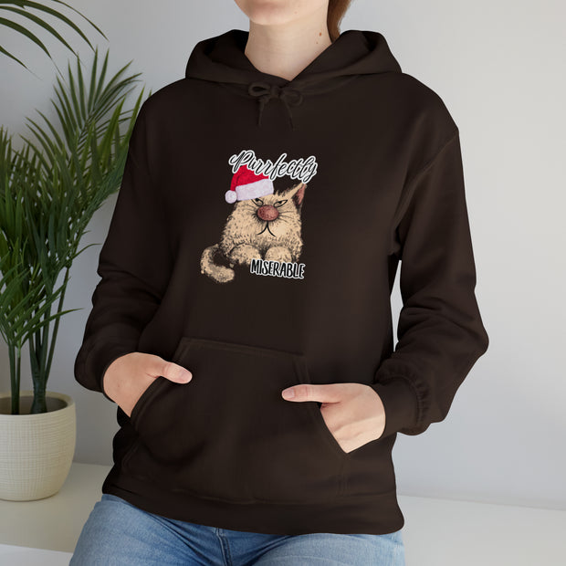 Christmas cat Unisex Heavy Blend™ Hooded Sweatshirt