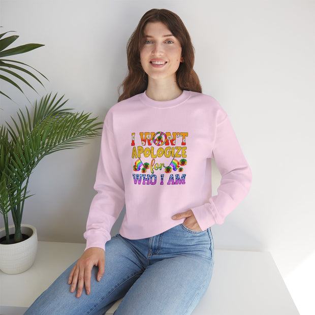 I Won’t Apologize Unisex Heavy Blend™ Crewneck Sweatshirt