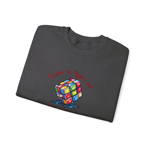 Rubik Cube Unisex Heavy Blend™ Crewneck Sweatshirt