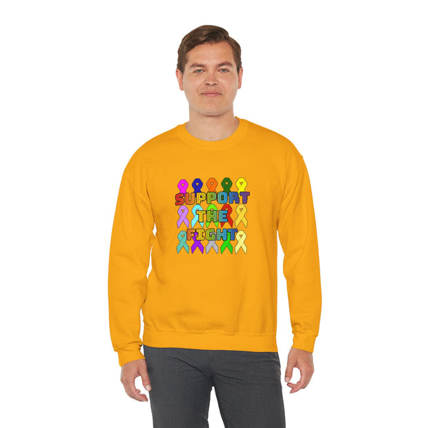 Support the Fight Unisex Heavy Blend™ Crewneck Sweatshirt