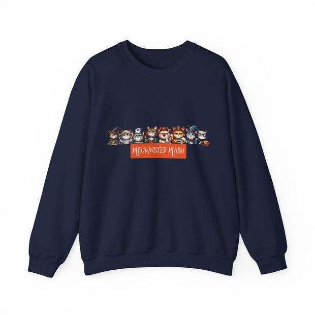 Meownster Mash Unisex Heavy Blend™ Crewneck Sweatshirt