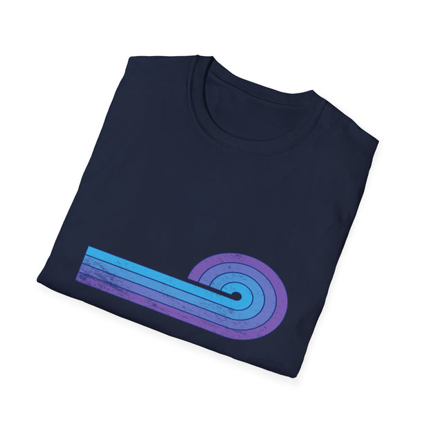 Semicircle Stripes Unisex Softstyle T-Shirt