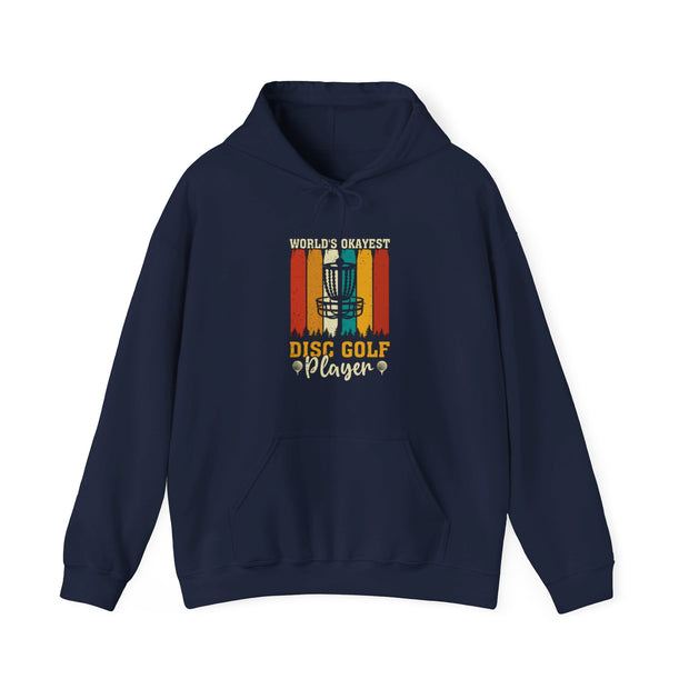 World’s Okayest Disc Golf Player Unisex Heavy Blend™ Hooded Sweatshirt