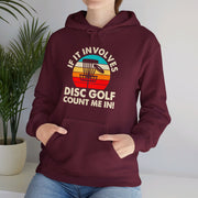 If it Involves Disc Golf Unisex Heavy Blend™ Hooded Sweatshirt