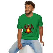 Fire Dragon Unisex Softstyle T-Shirt