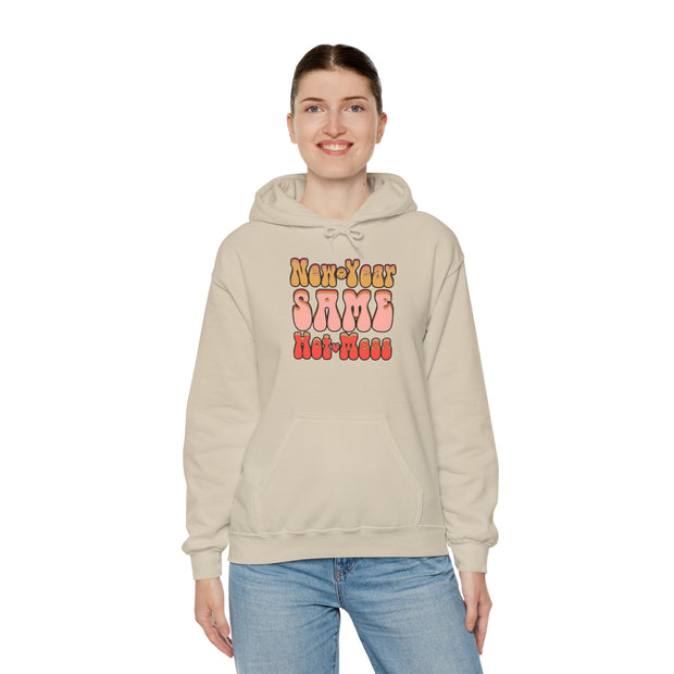 Same Hot Mess Unisex Heavy Blend™ Hooded Sweatshirt