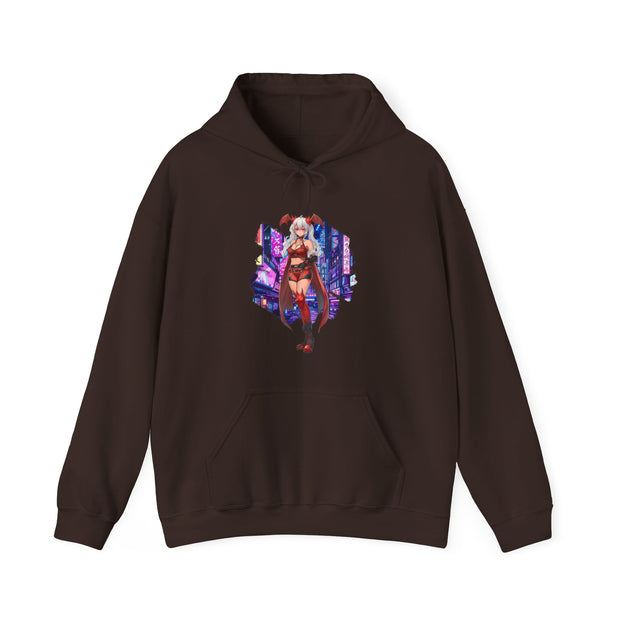Anime Female Demon Unisex Heavy Blend™ Hooded Sweatshirt
