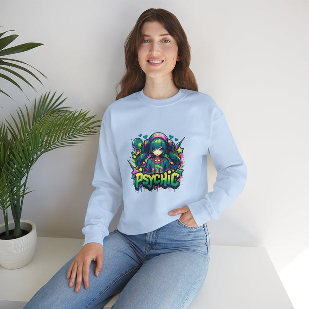 Graffiti Anime Girls Unisex Heavy Blend™ Crewneck Sweatshirt