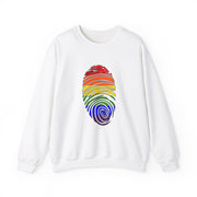 Pride Fingerprint Unisex Heavy Blend™ Crewneck Sweatshirt