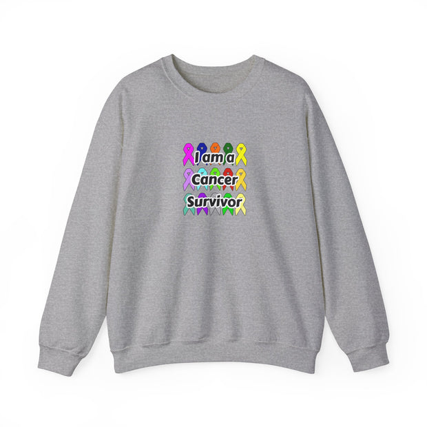 Cancer Survivor Unisex Heavy Blend™ Crewneck Sweatshirt