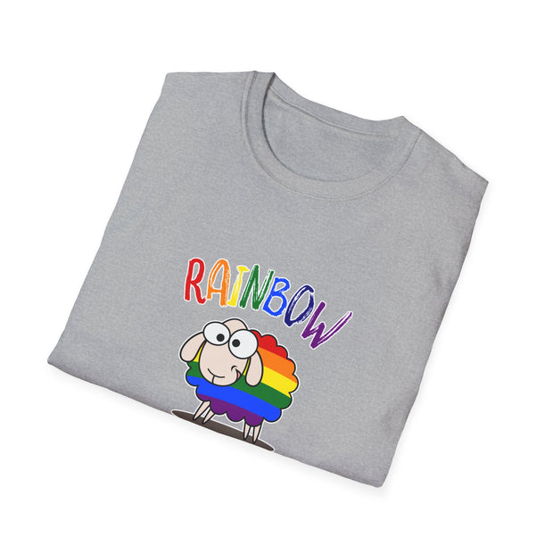 Rainbow Sheep Unisex Softstyle T-Shirt