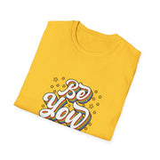 Retro Be You Pride Unisex Softstyle T-Shirt