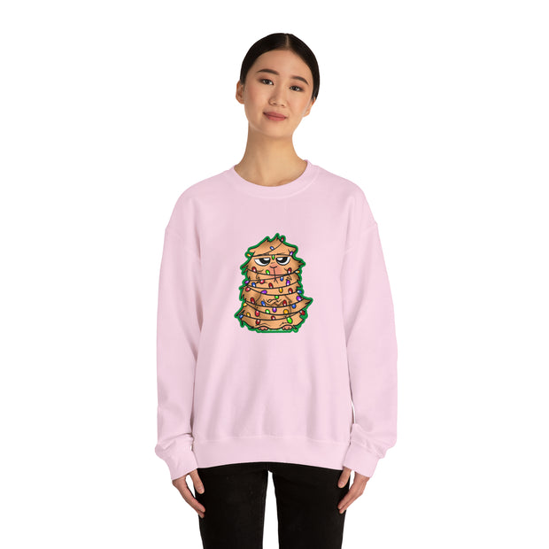 Christmas cat Unisex Heavy Blend™ Crewneck Sweatshirt