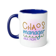 Chaos Manager Accent Mugs, 11oz