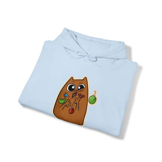 Christmas Cat Unisex Heavy Blend™ Hooded Sweatshirt