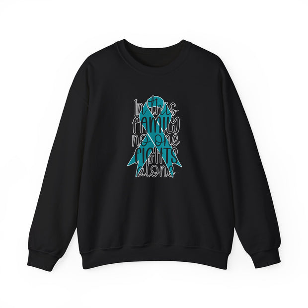 In this Family Support Unisex Heavy Blend™ Crewneck Sweatshirt