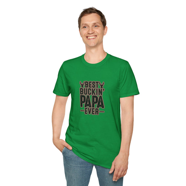 Best Papa Unisex Softstyle T-Shirt